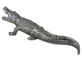 Silver Electroplated Crocodile Ornament - NY037